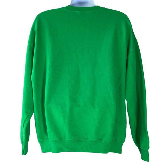 Gildan Christmas Village Faux Cross Stitch Ugly Holiday Sweatshirt Size XL - Picture 3 of 4